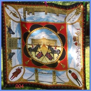 Vtg London Scarf_004